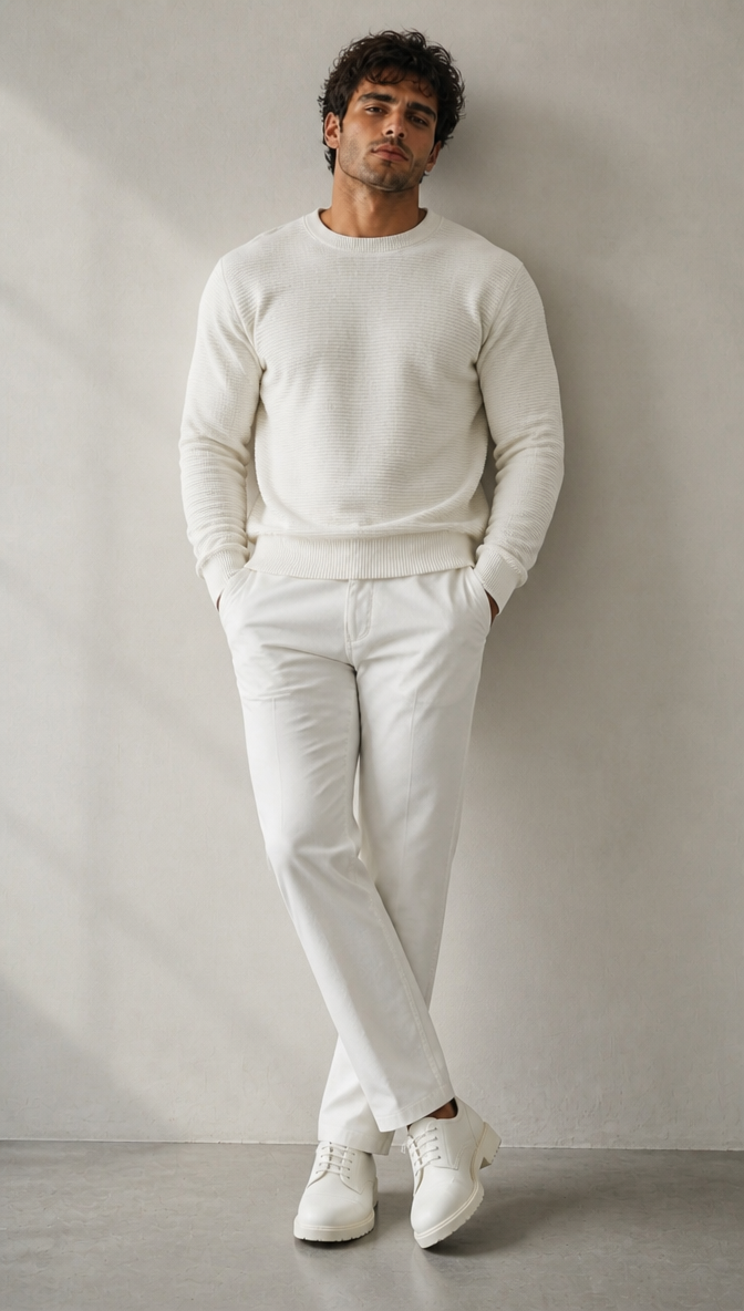 Men’s  Crew Neck Sweatshirt
