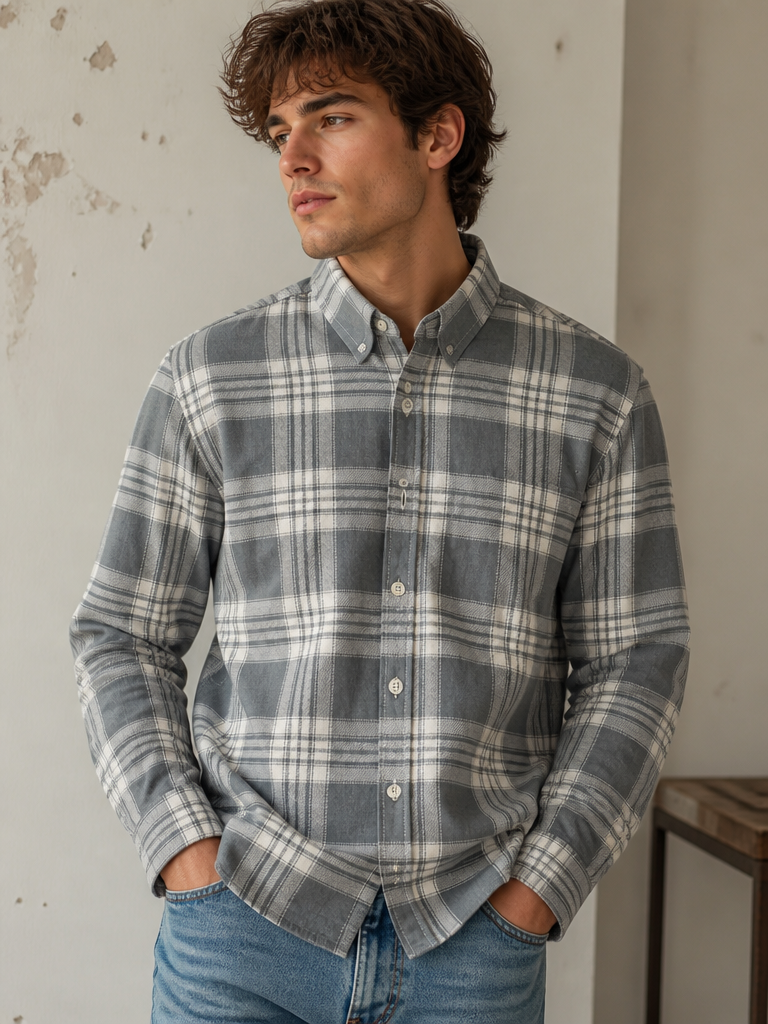 Men’s  Checked Full Sleeve Casual Shirt