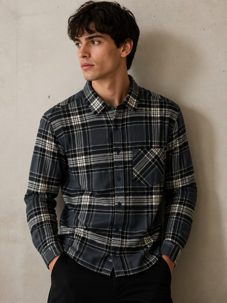 Men’s Checked Full Sleeve Casual Shirt