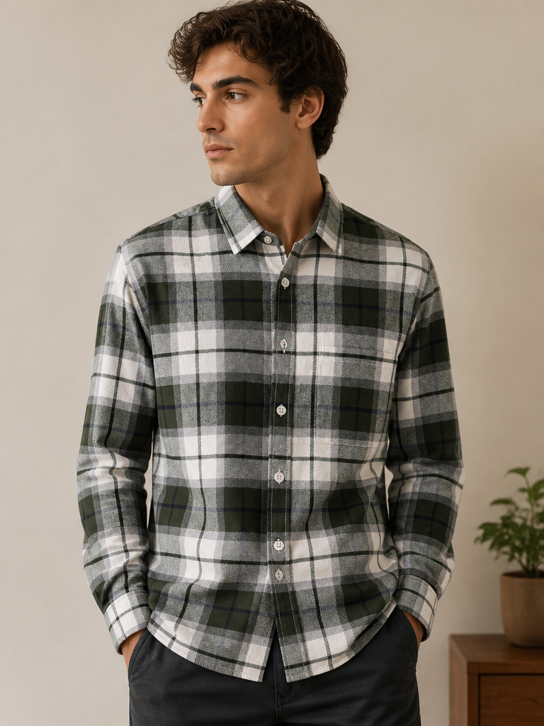 Men’s Checked Full Sleeve Casual Shirt