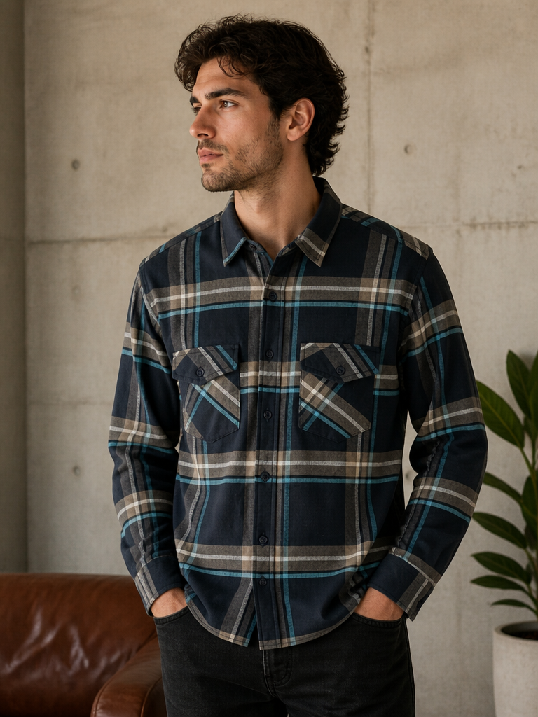 Men’s Checked Full Sleeve Casual Shirt