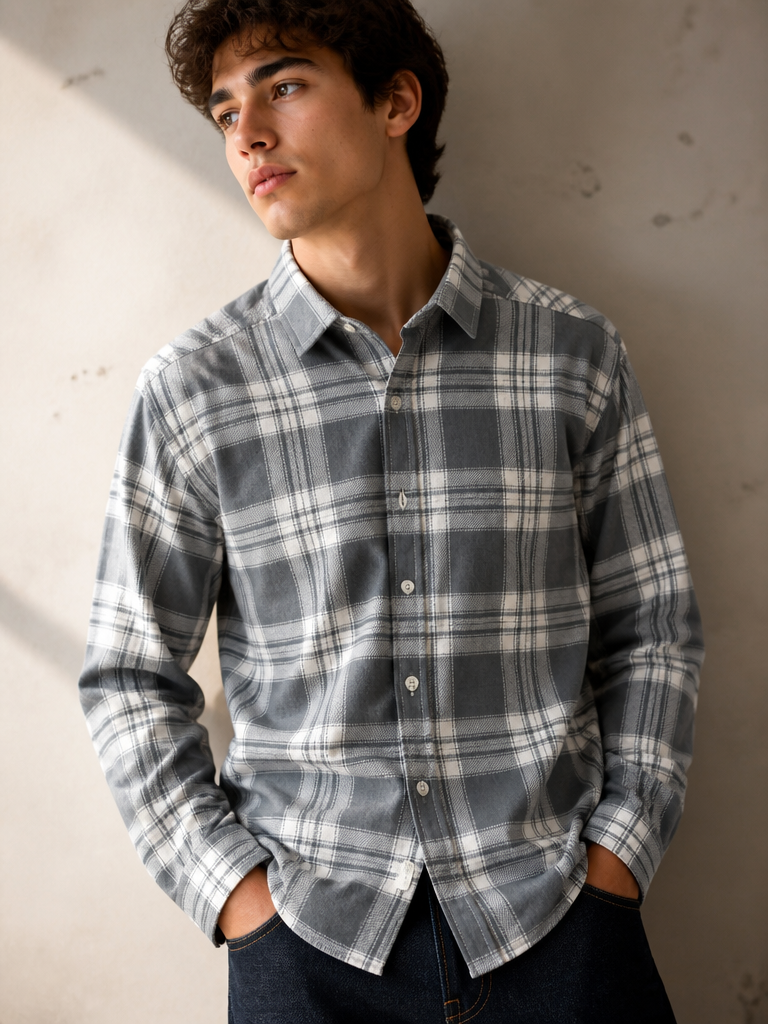 Men’s  Checked Full Sleeve Casual Shirt