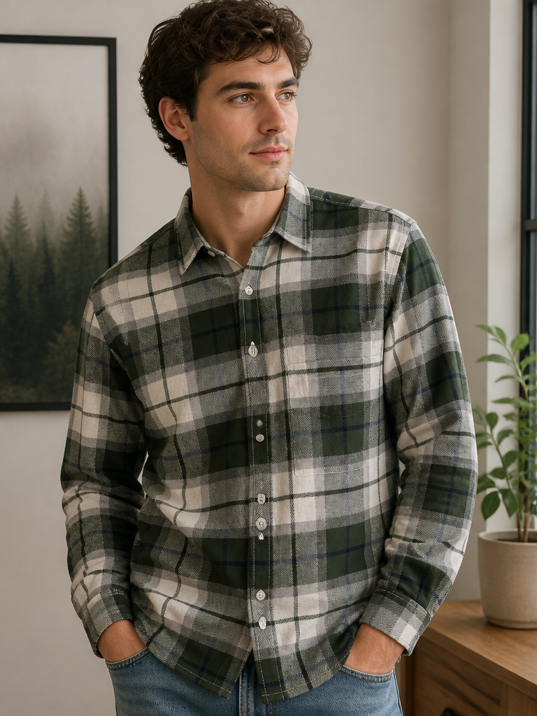 Men’s Checked Full Sleeve Casual Shirt