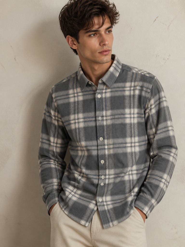 Men’s  Checked Full Sleeve Casual Shirt