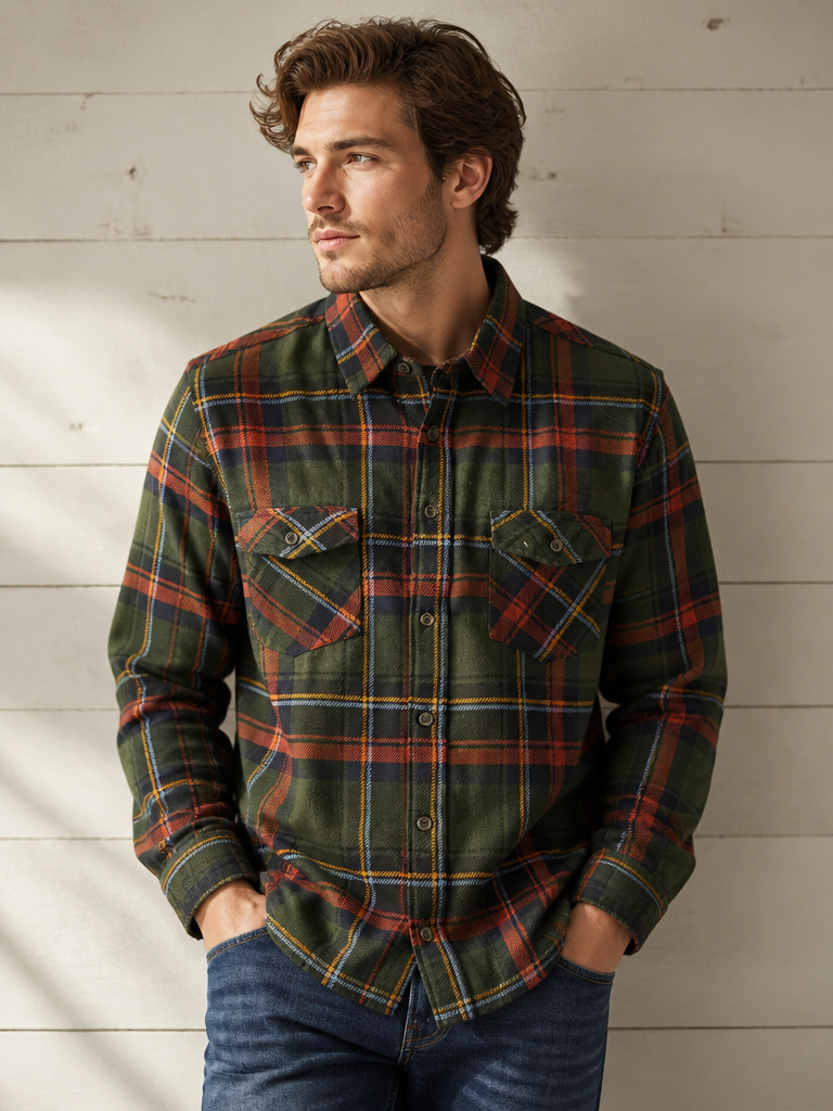 Men’s Checked Full Sleeve Casual Shirt