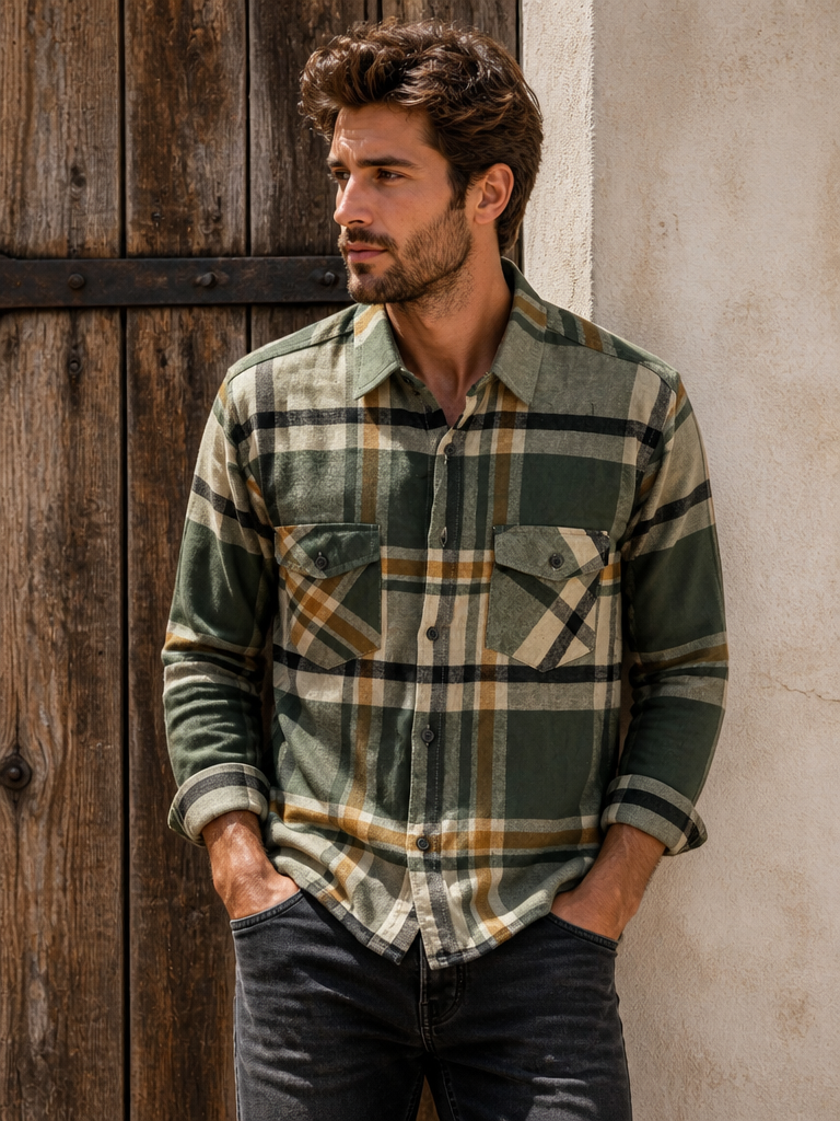 Men’s Checked Full Sleeve Casual Shirt
