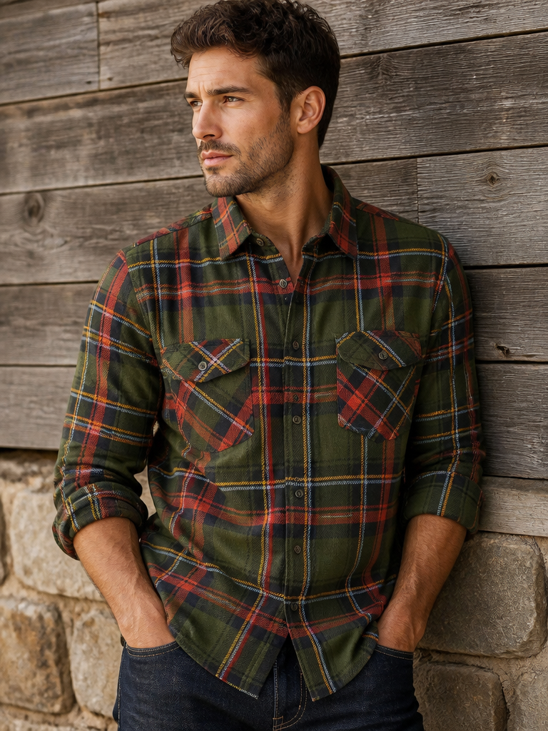 Men’s Checked Full Sleeve Casual Shirt