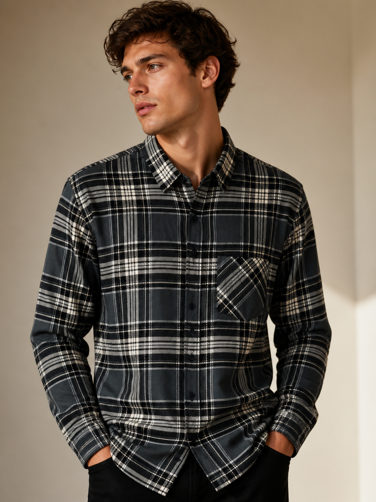 Men’s Checked Full Sleeve Casual Shirt