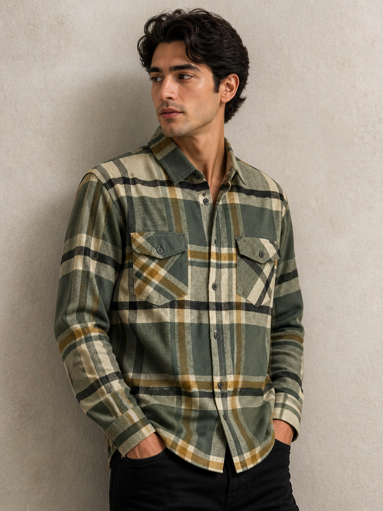 Men’s Checked Full Sleeve Casual Shirt