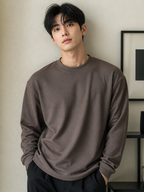 Men’s Oversized Crew Neck Sweatshirt