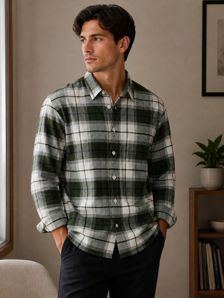 Men’s Checked Full Sleeve Casual Shirt