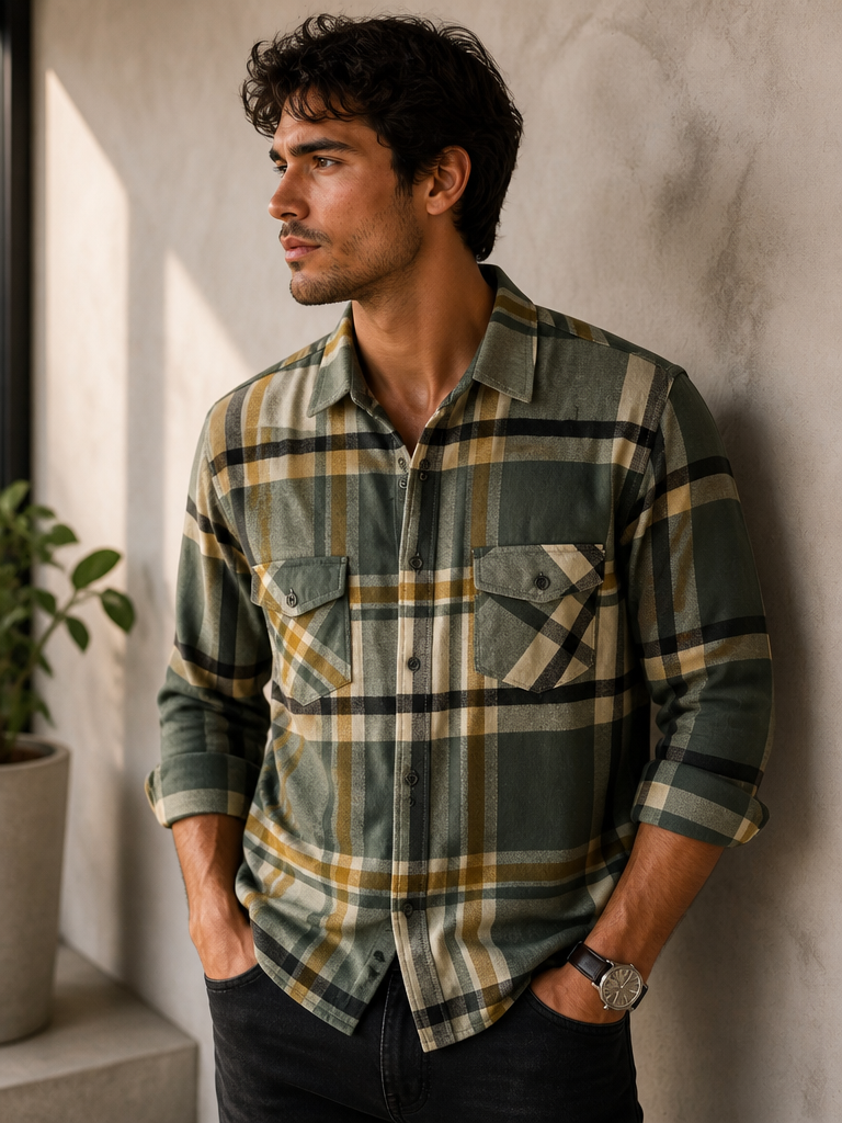 Men’s Checked Full Sleeve Casual Shirt