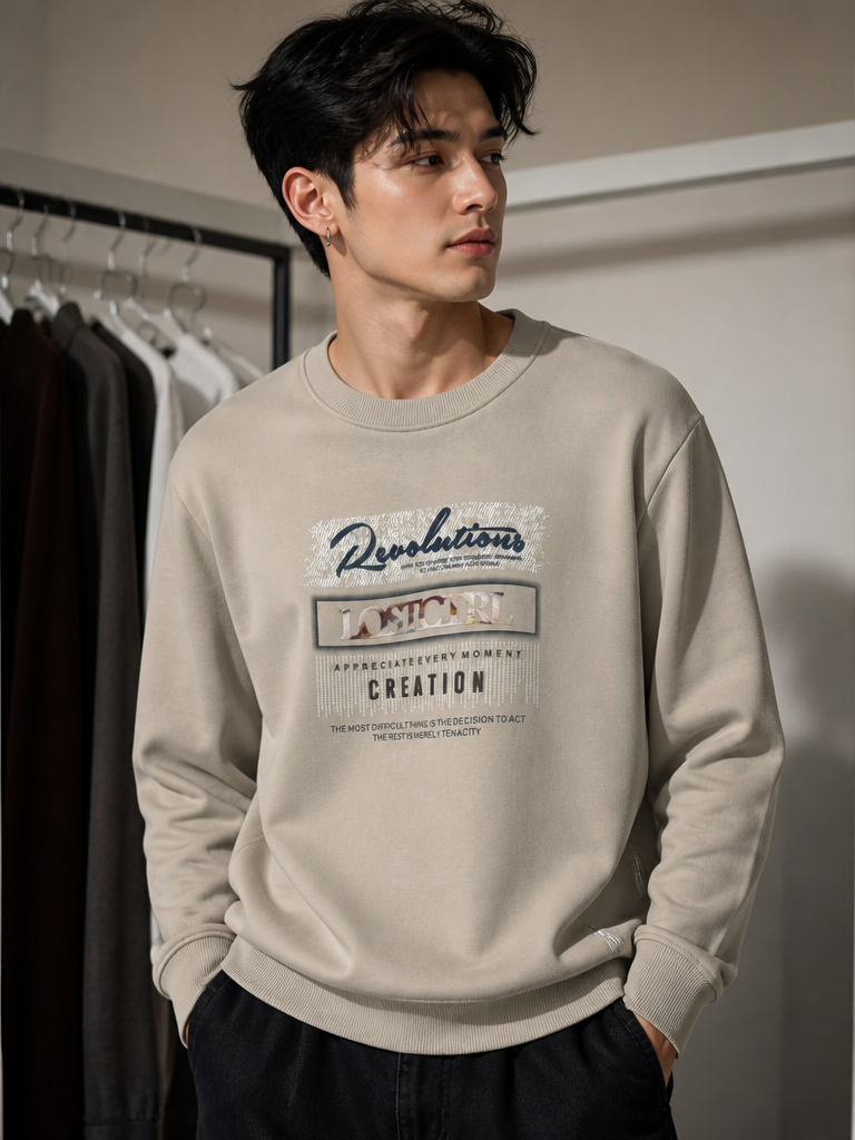 Round Neck Sweatshirt