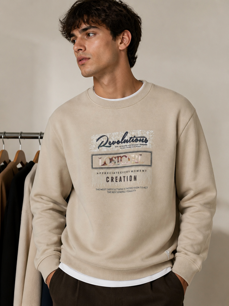 Round Neck Sweatshirt