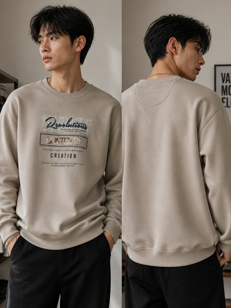 Round Neck Sweatshirt
