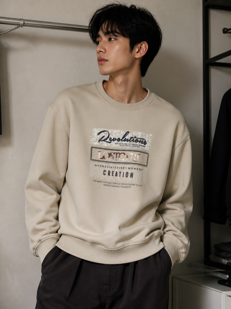 Round Neck Sweatshirt