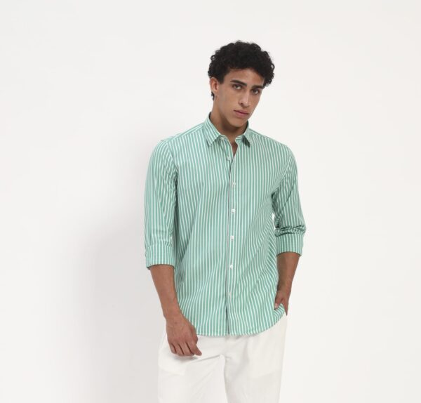 shirt stripe green