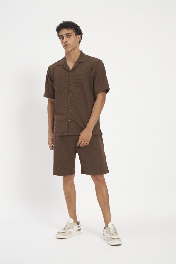 co ord set brown