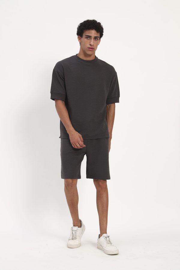 cord set tees dark grey