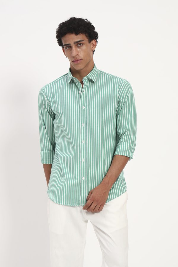 shirt stripe green