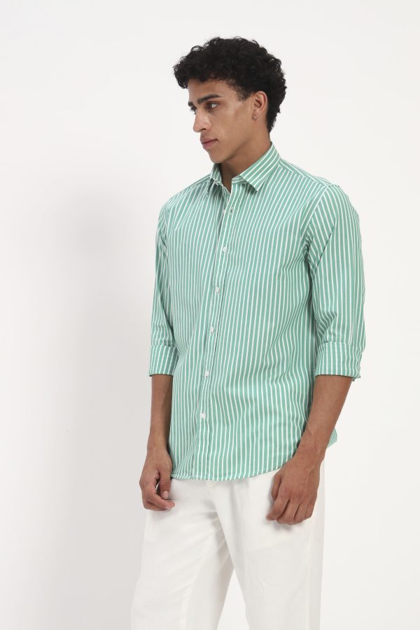 shirt stripe green