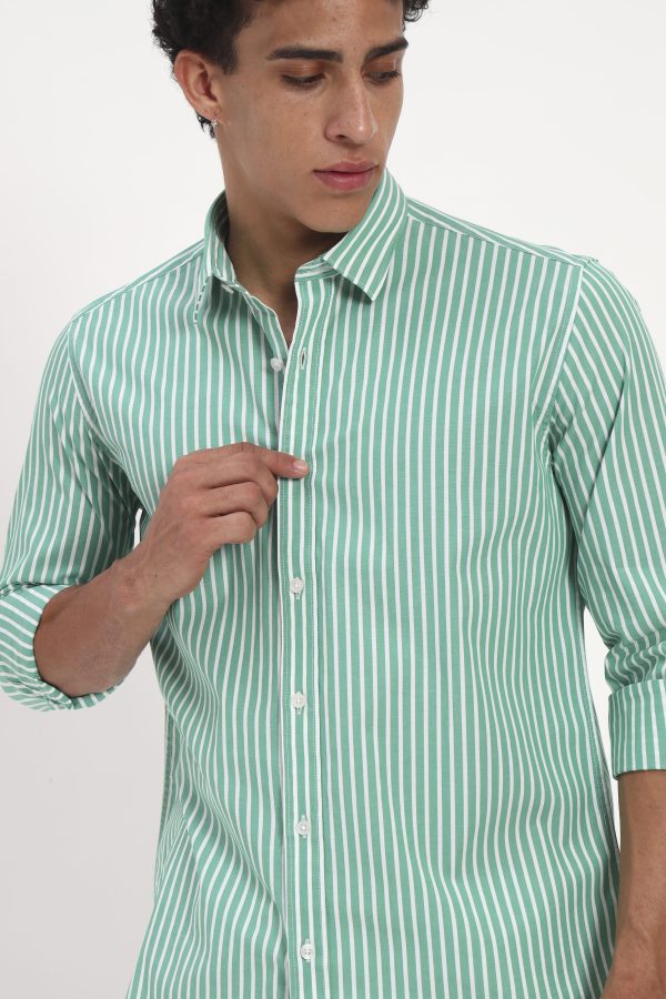 shirt stripe green