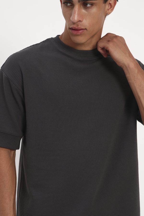cord set tees dark grey