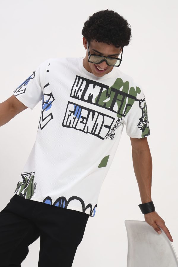 tees white print s9
