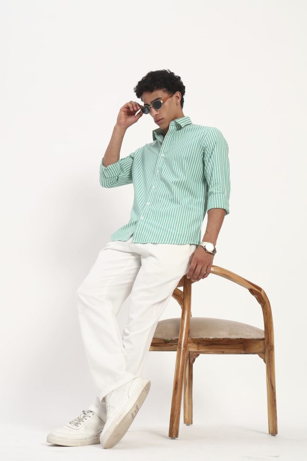 shirt stripe green