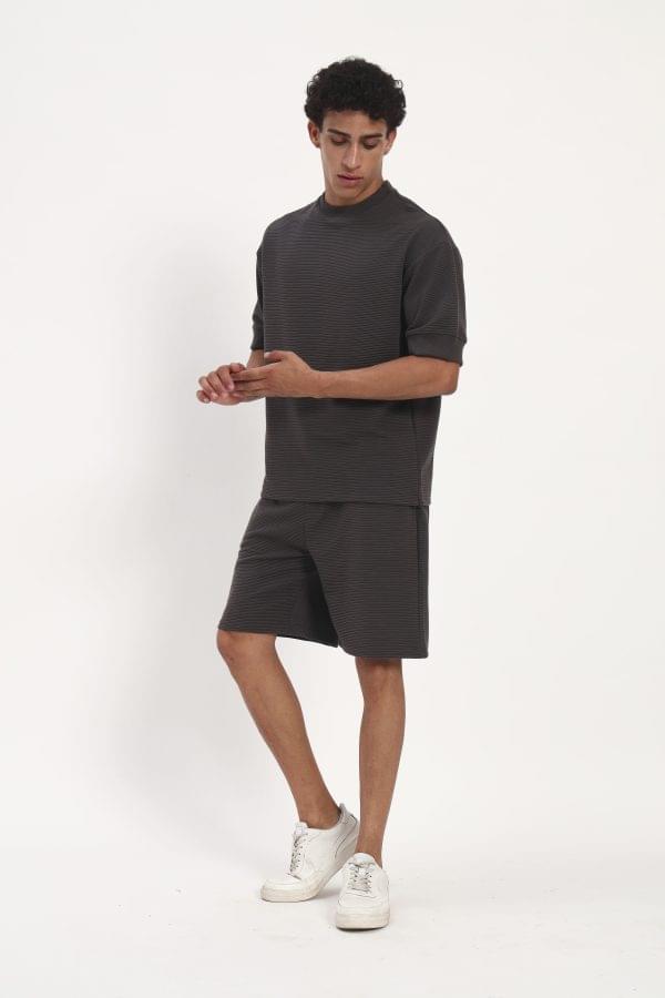 cord set tees dark grey